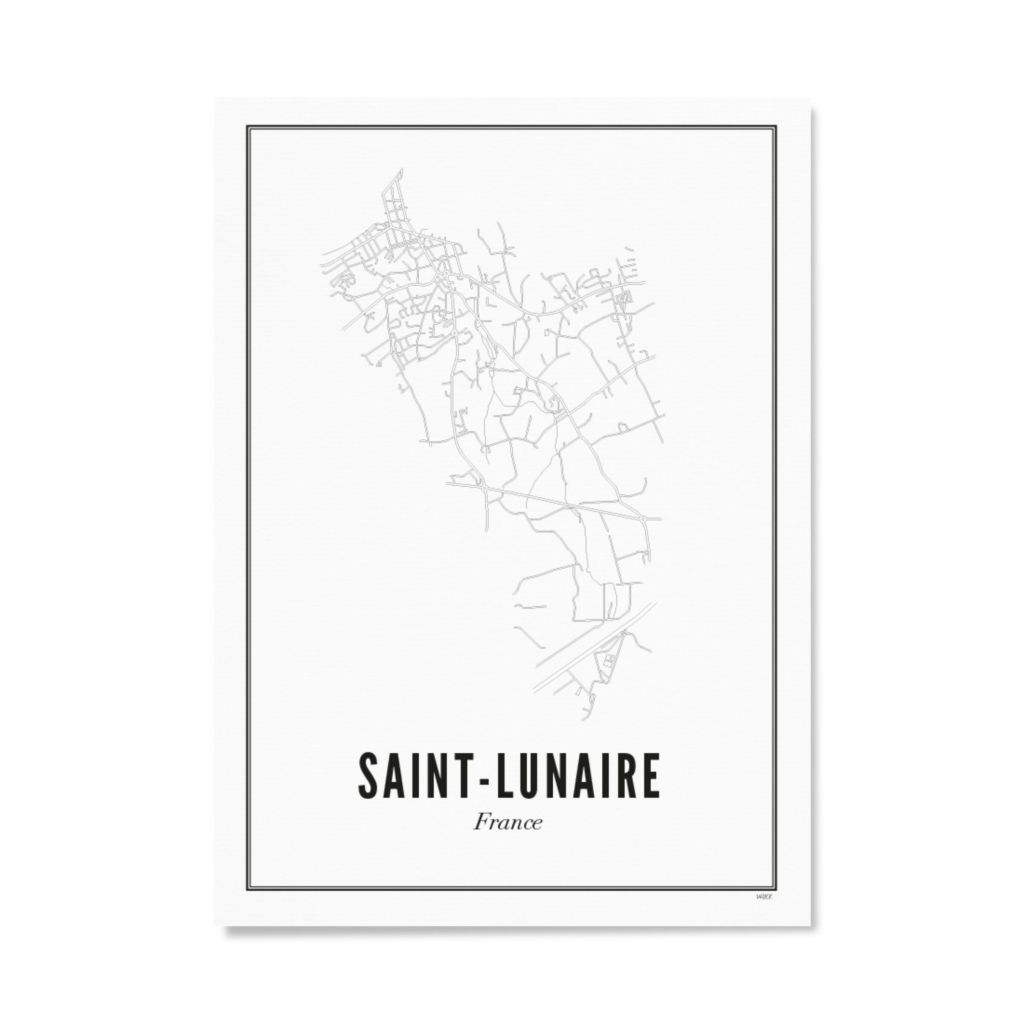 Poster van Saint-Lunaire - City | WIJCK. 