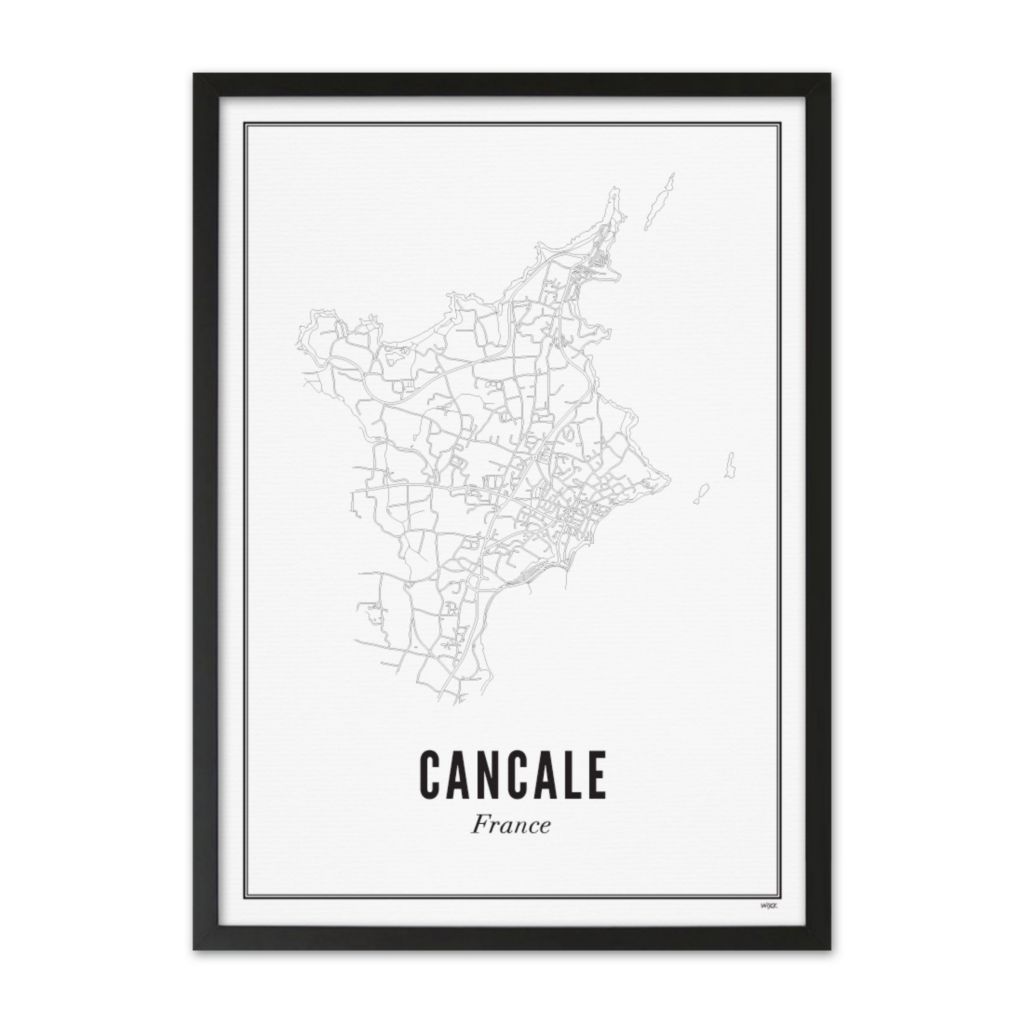 Poster van Cancale - Stad | WIJCK. 