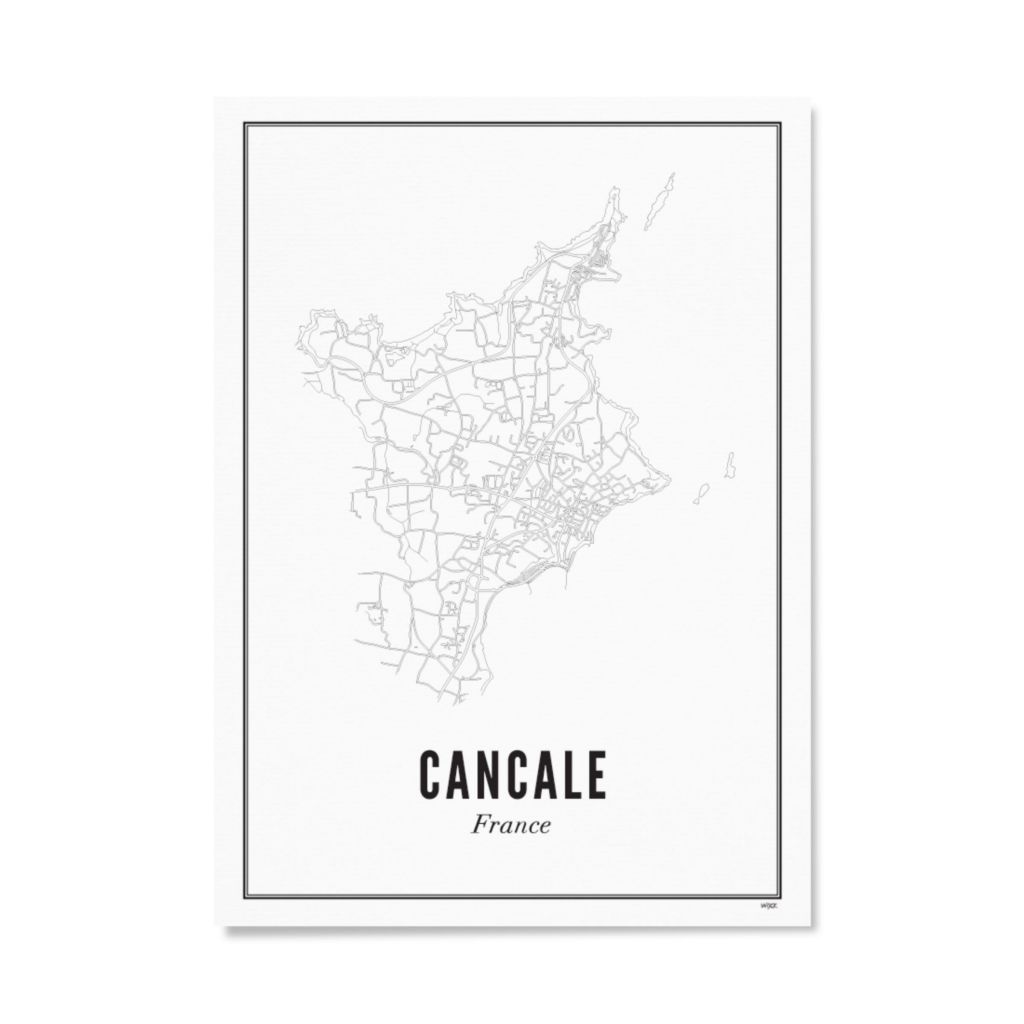 Poster van Cancale - Stad | WIJCK. 
