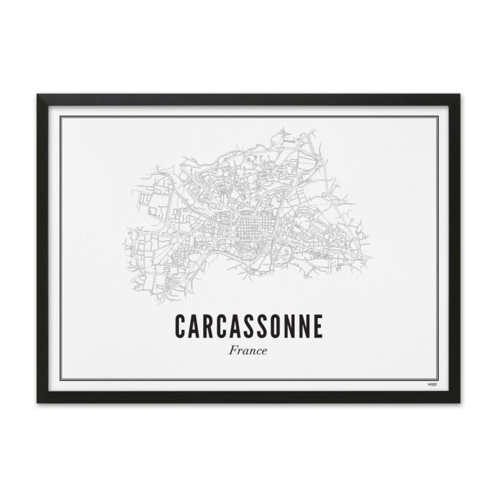 Poster von Carcassonne - Stadt | WIJCK.