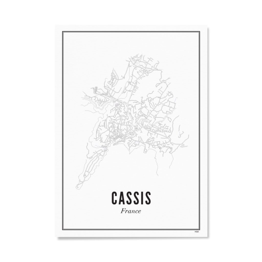 Poster of Cassis - Stad | WIJCK.
