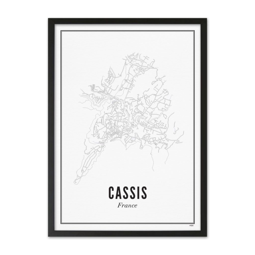 Poster of Cassis - Stad | WIJCK.