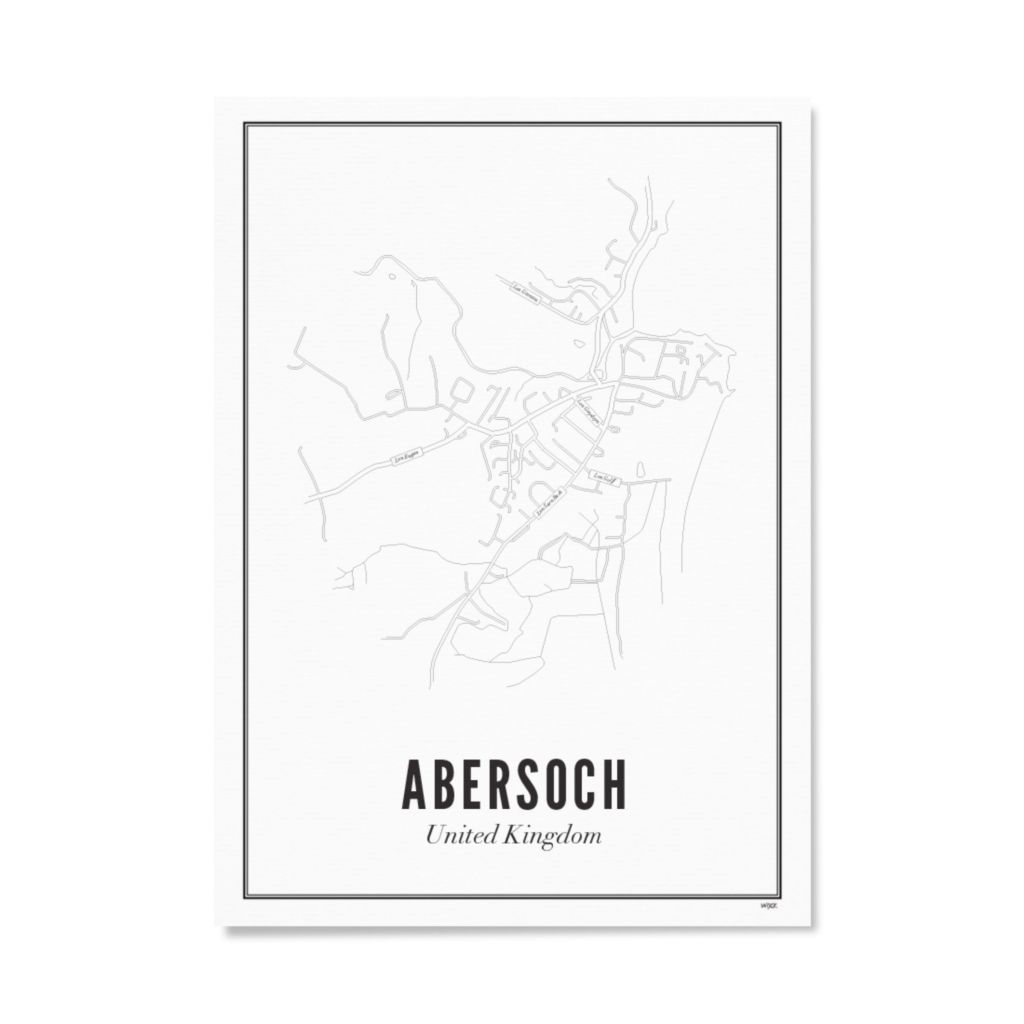 Poster von Abersoch - Stad | WIJCK.