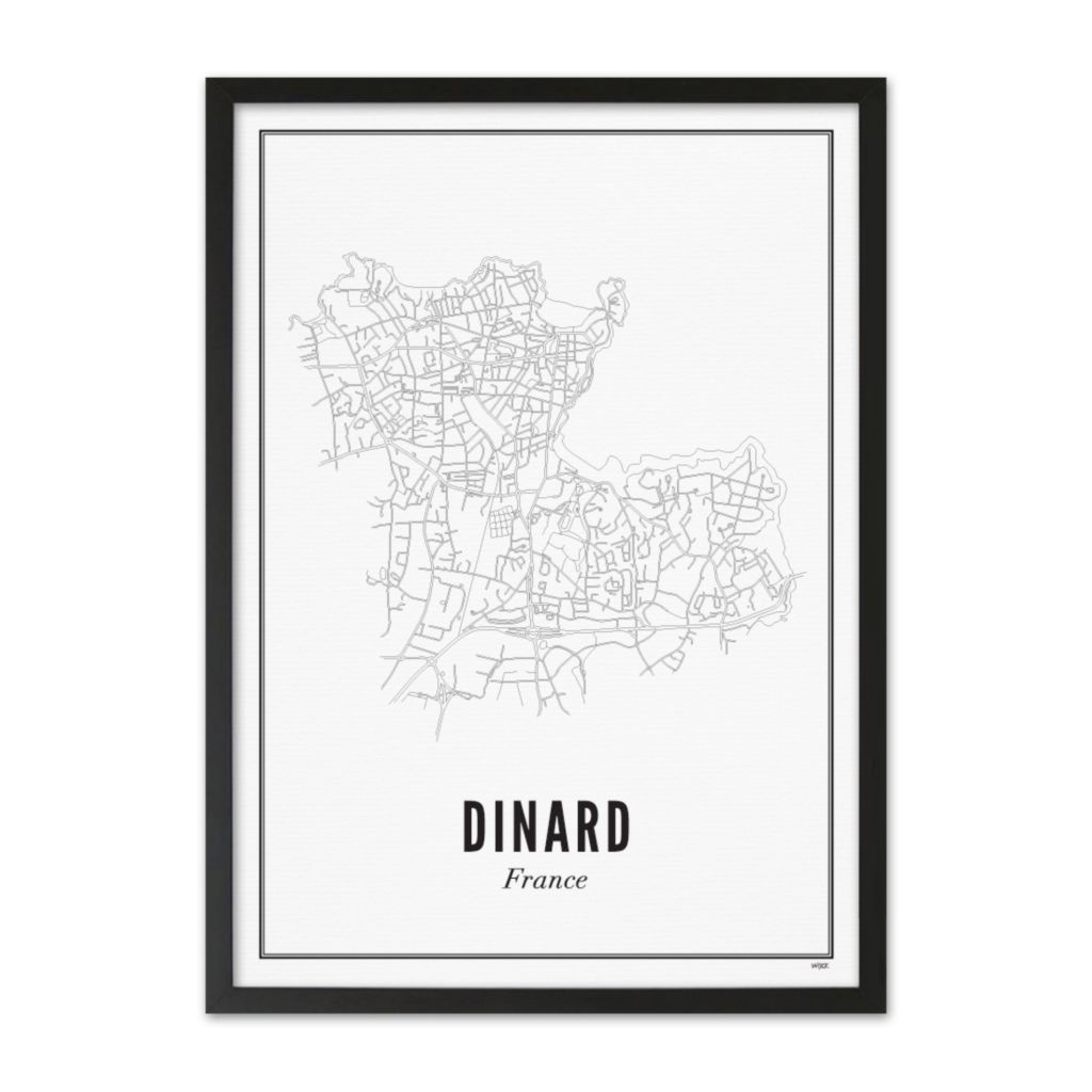 Poster von Dinard - Stadt | WIJCK.