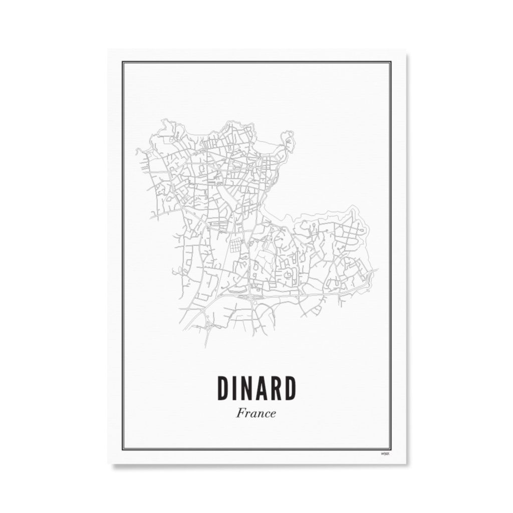 Poster von Dinard - Stadt | WIJCK.