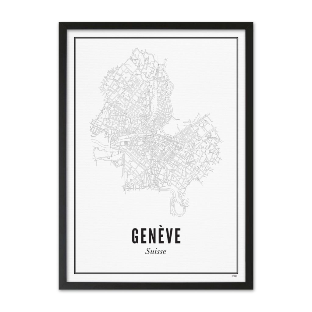 Poster van Genève - Stad | WIJCK. 