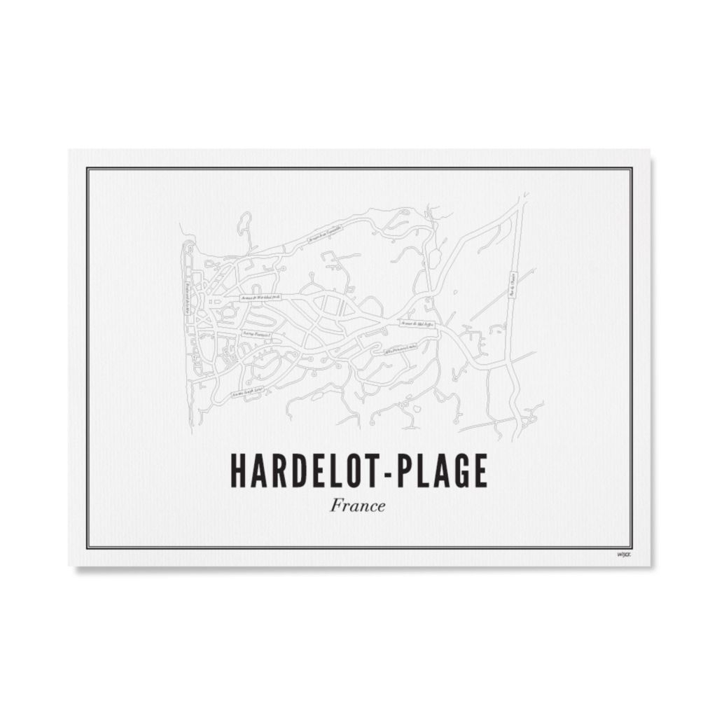 Poster van Hardelot-Plage | WIJCK. 