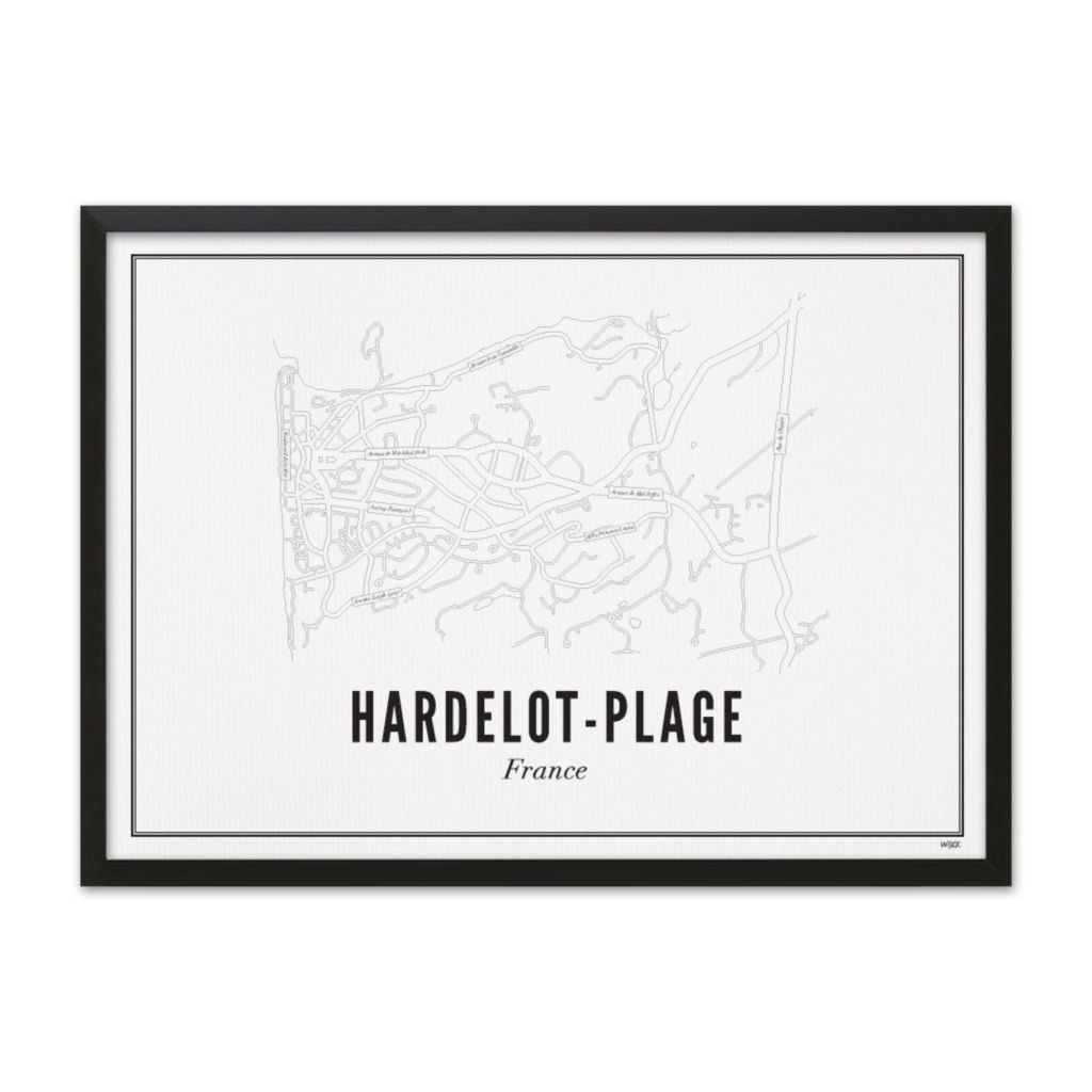 Poster van Hardelot-Plage | WIJCK. 