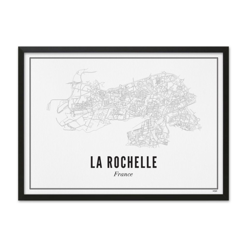 Poster van La Rochelle - Stad | WIJCK. 