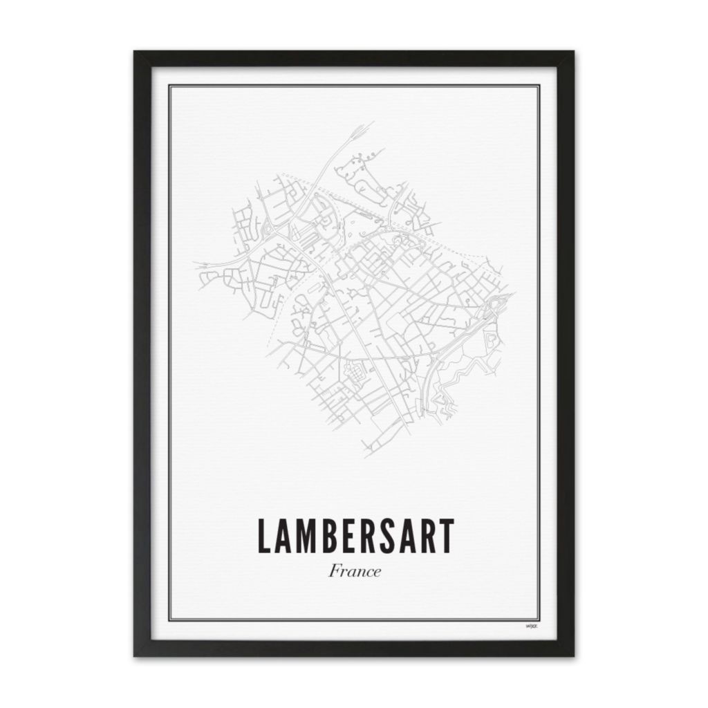 Poster van Lambersart - Stad | WIJCK. 
