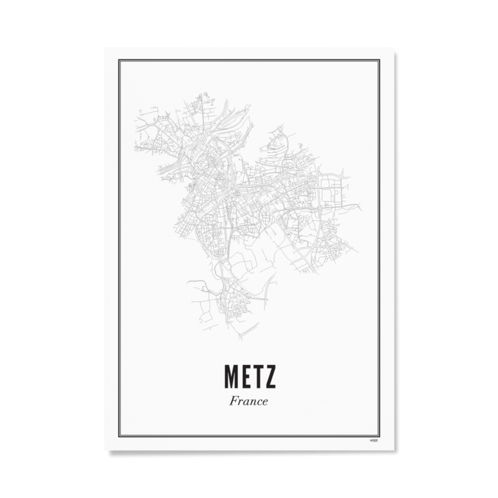 Poster von Metz - Stadt | WIJCK.