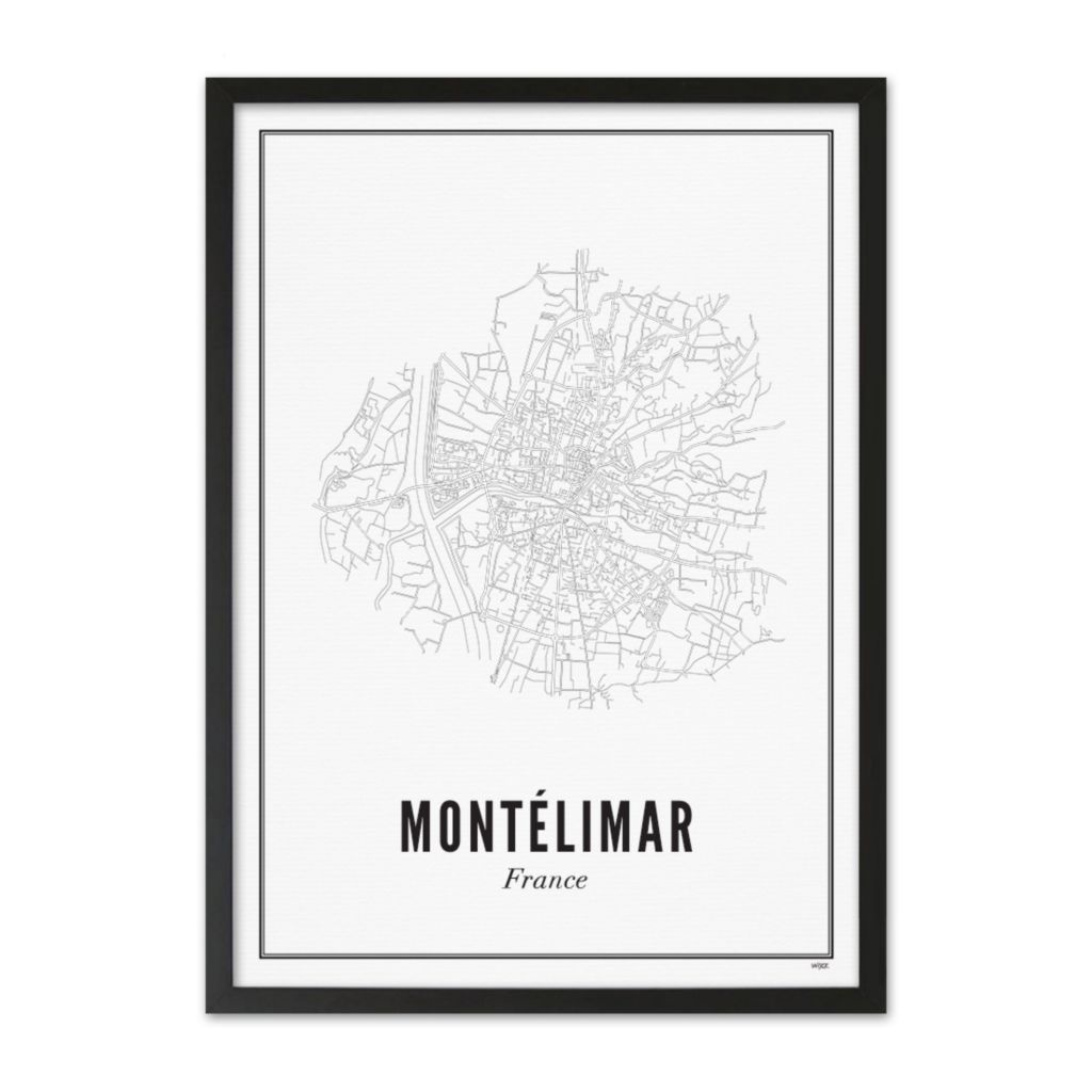 Poster von Montélimar - Stad | WIJCK.