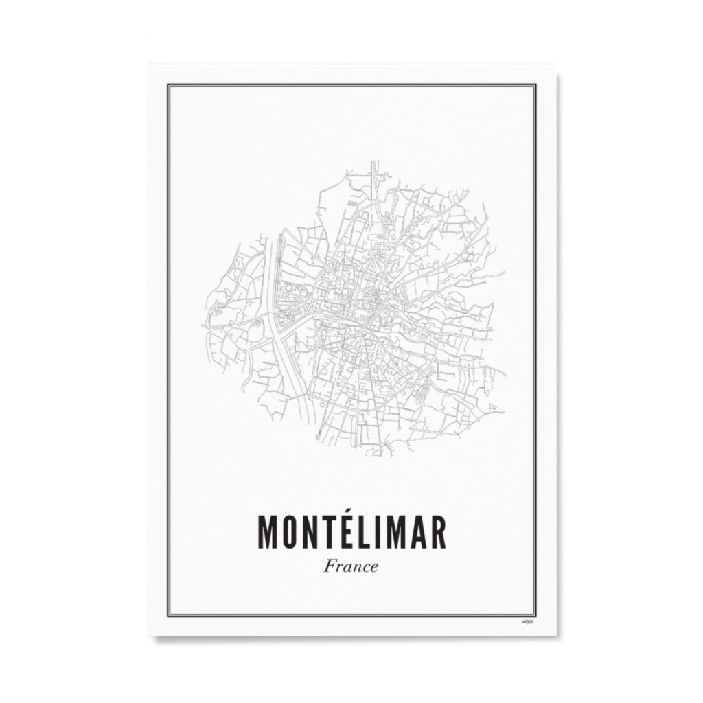 Poster von Montélimar - Stad | WIJCK.