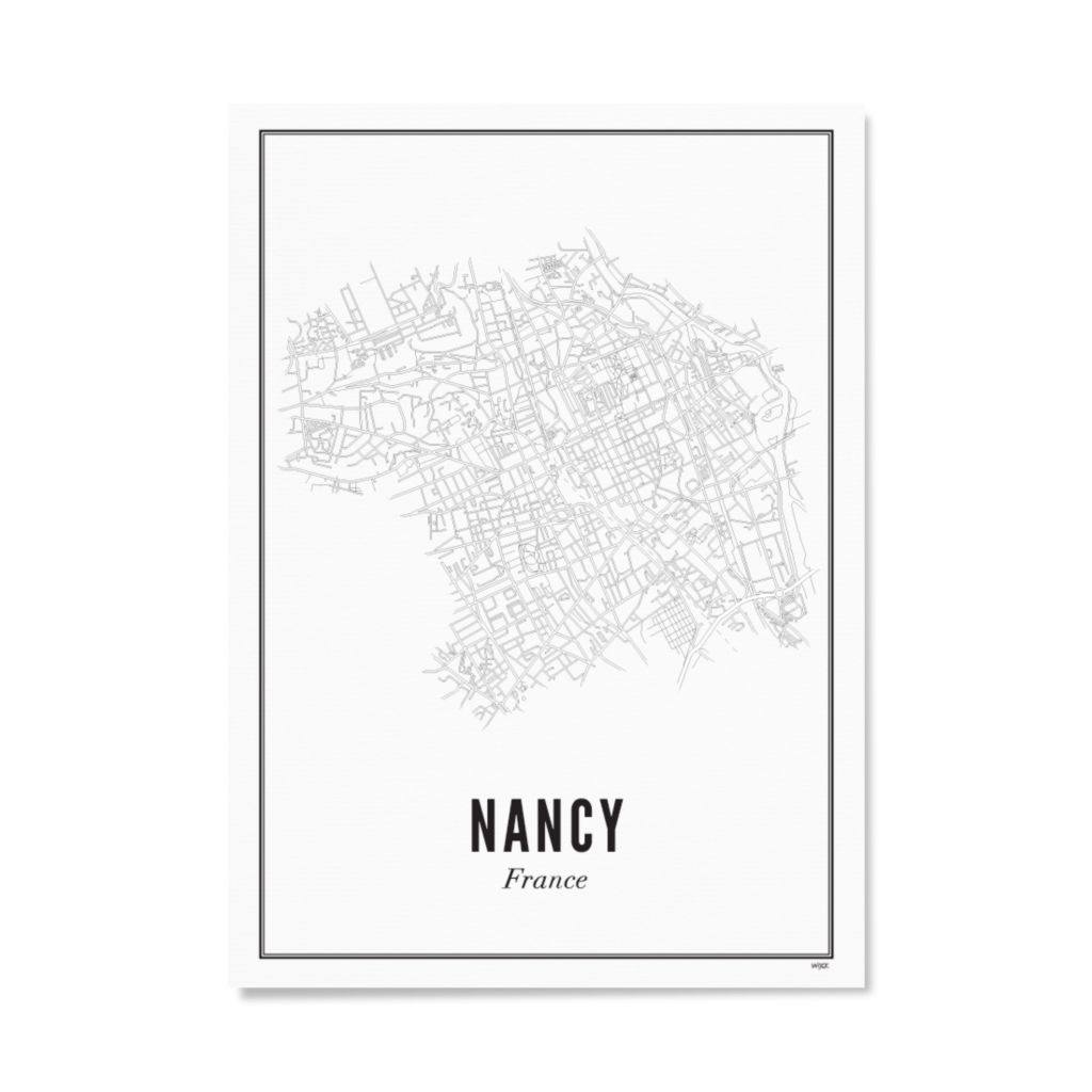 Poster von Nancy - City | WIJCK.