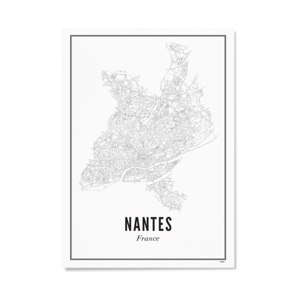 Poster of Nantes - City | WIJCK.