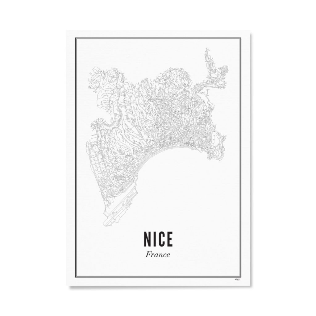 Poster von Nice - Stadt | WIJCK.