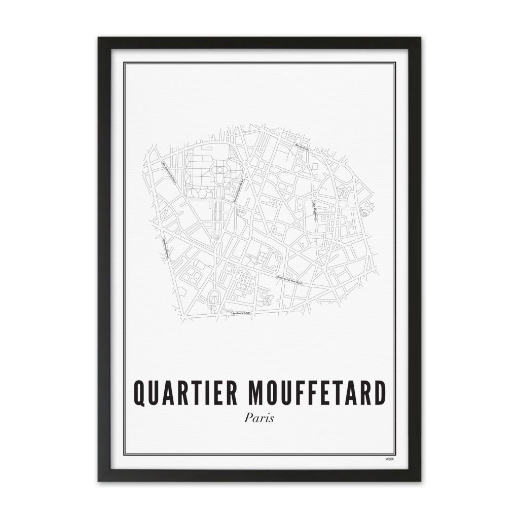 Poster von Paris - Mouffetard | WIJCK.