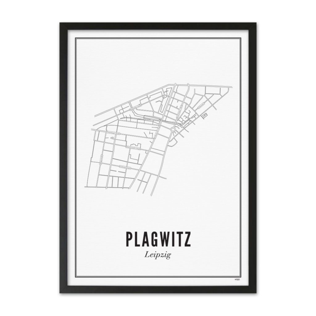 Poster van Leipzig - Plagwitz | WIJCK. 