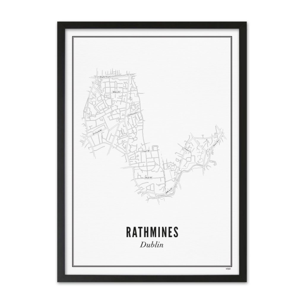 Poster von Dublin - Rathmines | WIJCK.