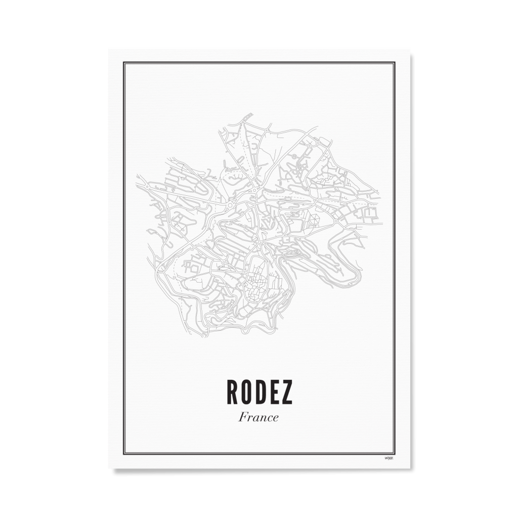 Poster of Rodez - City | WIJCK.