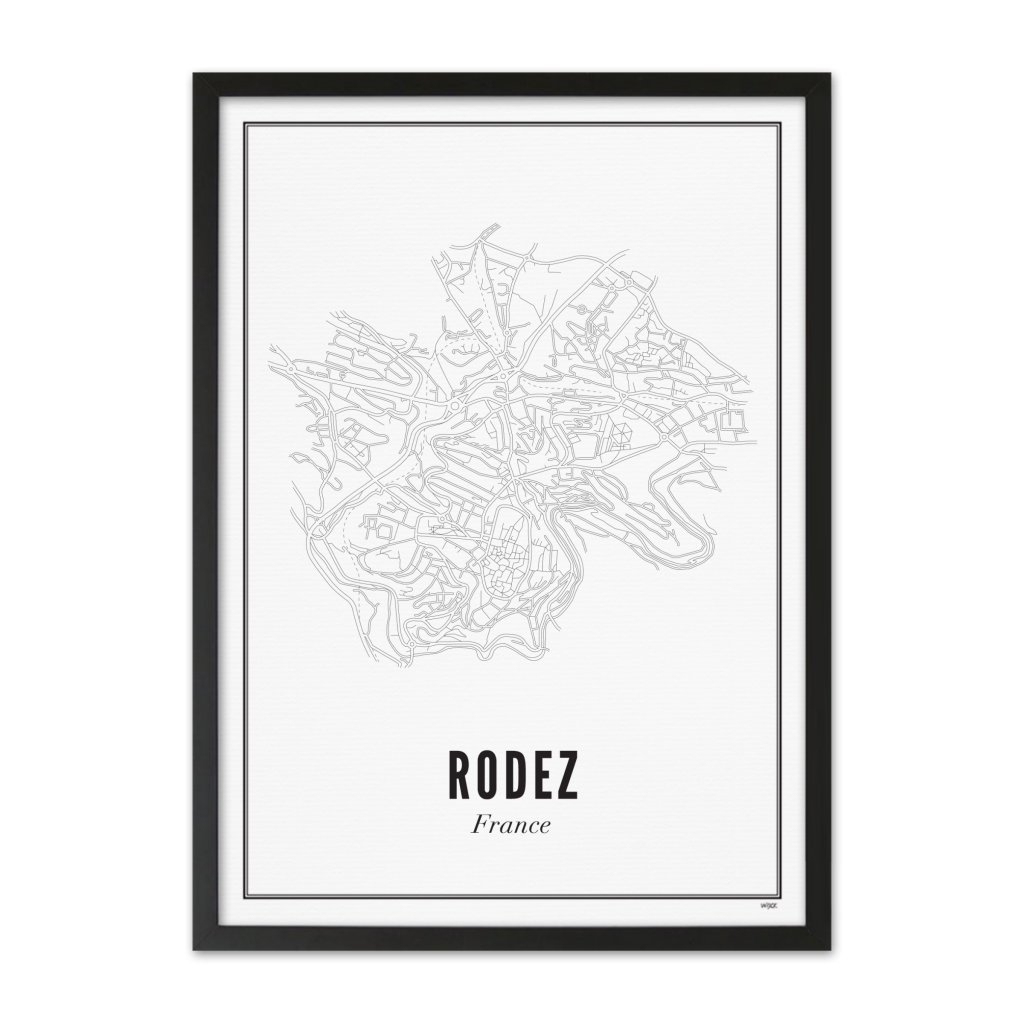 Poster of Rodez - City | WIJCK.
