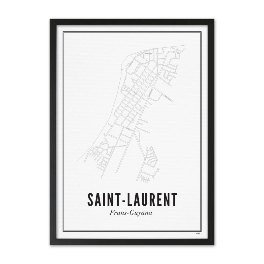 Poster von Saint-Laurent - Stadt | WIJCK.
