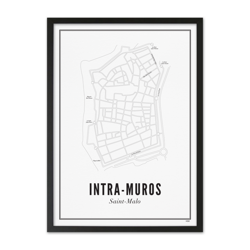 Poster of Saint Malo - Intra-Muros | WIJCK.