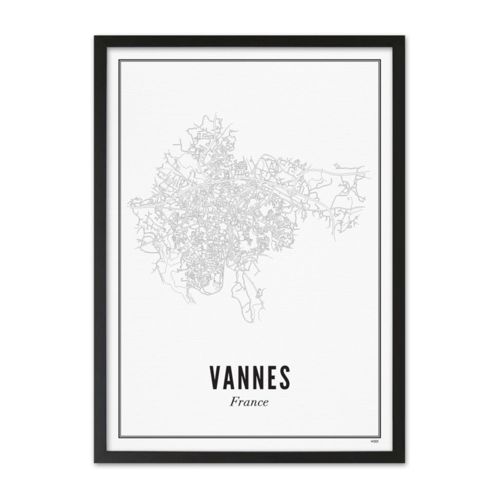 Poster van Vannes - Stad | WIJCK. 