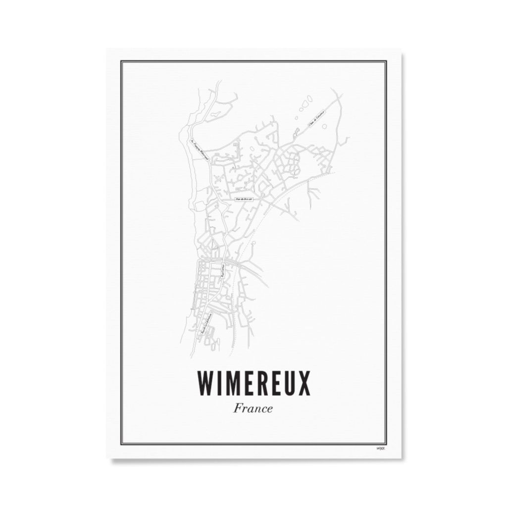 Poster von Wimereux - Stad | WIJCK.