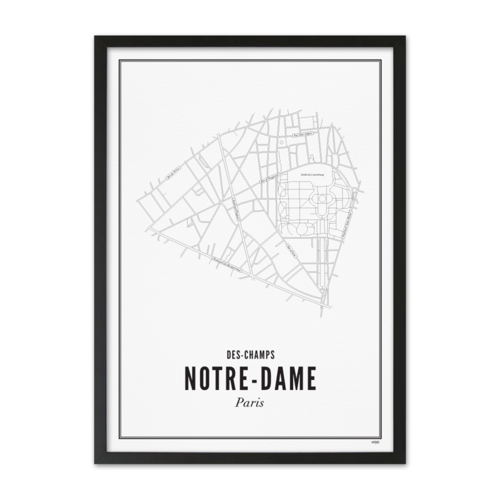 Poster von Paris - Notre-Dame-des-Champs | WIJCK.