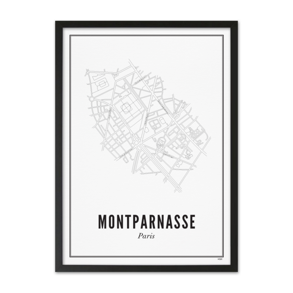 Poster von Paris - Montparnasse | WIJCK.