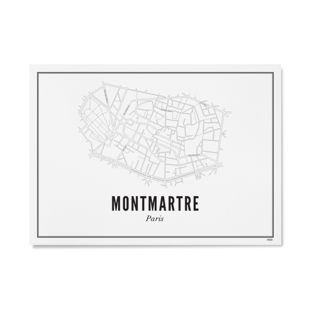 Affiches de Paris - Montmartre | WIJCK.