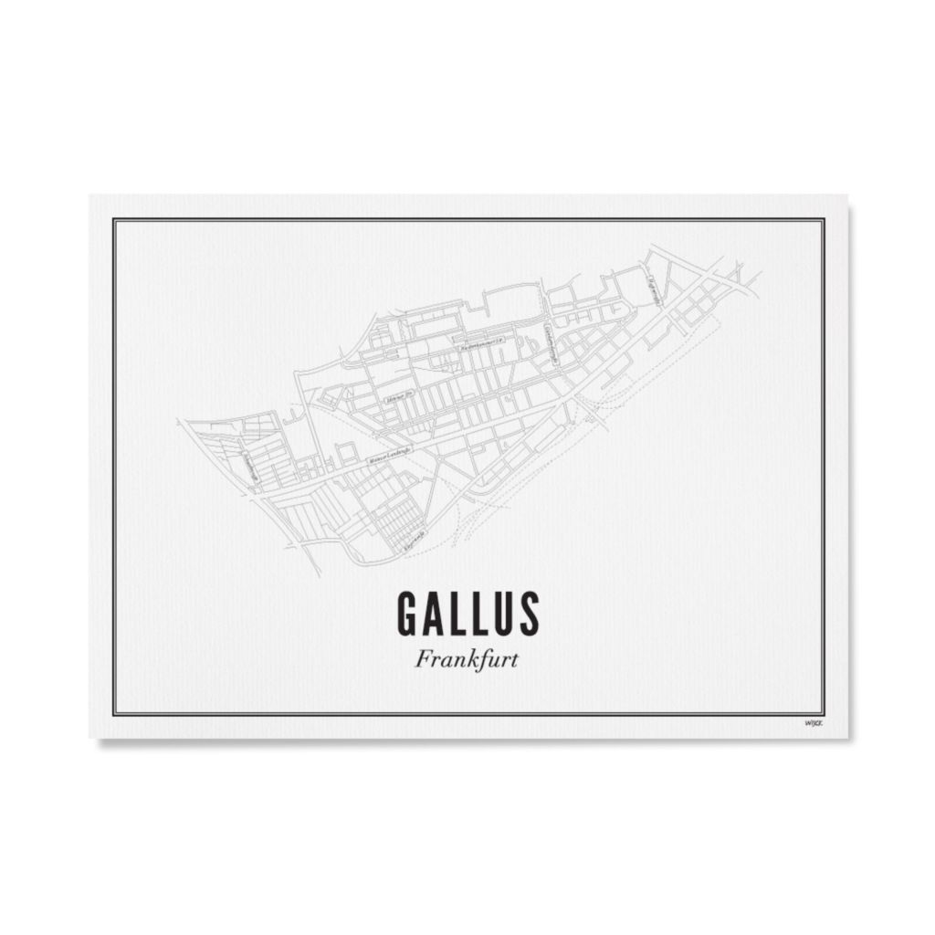 Poster von Gallus - Stad | WIJCK.