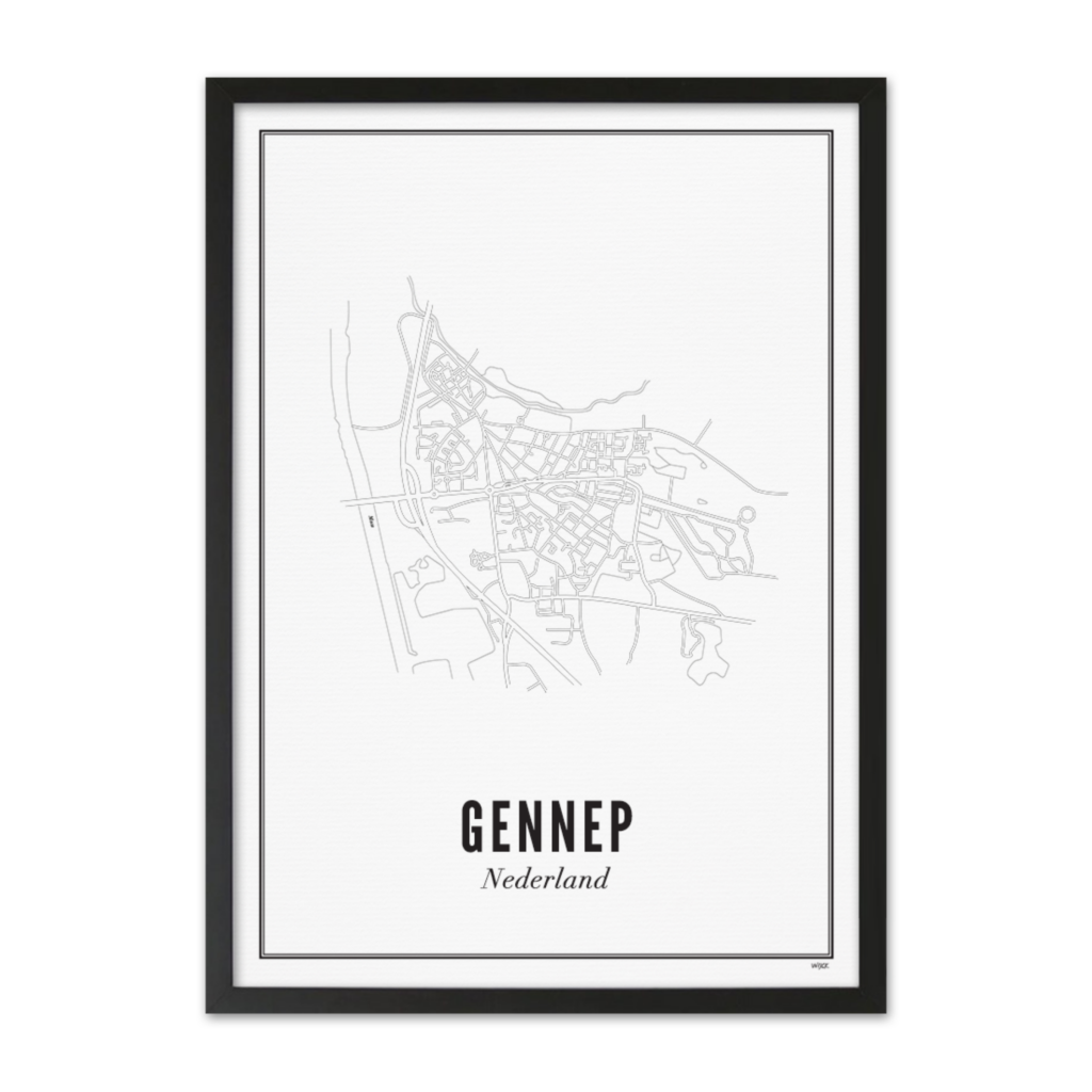 Poster von Gennep - Stad | WIJCK.