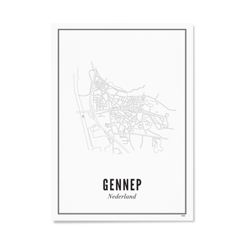Poster von Gennep - Stad | WIJCK.