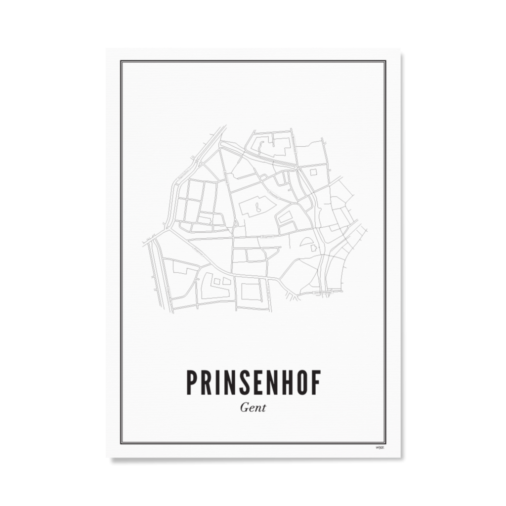 Poster van Gent - Prinsenhof | WIJCK. 