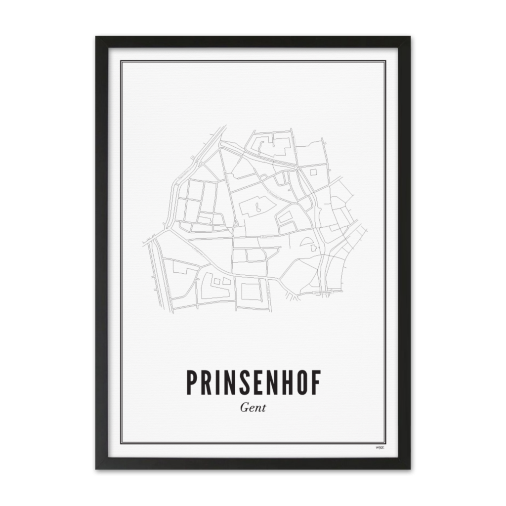 Poster van Gent - Prinsenhof | WIJCK. 