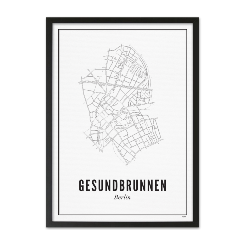 Affiches de Berlin - Gesundbrunnen | WIJCK.