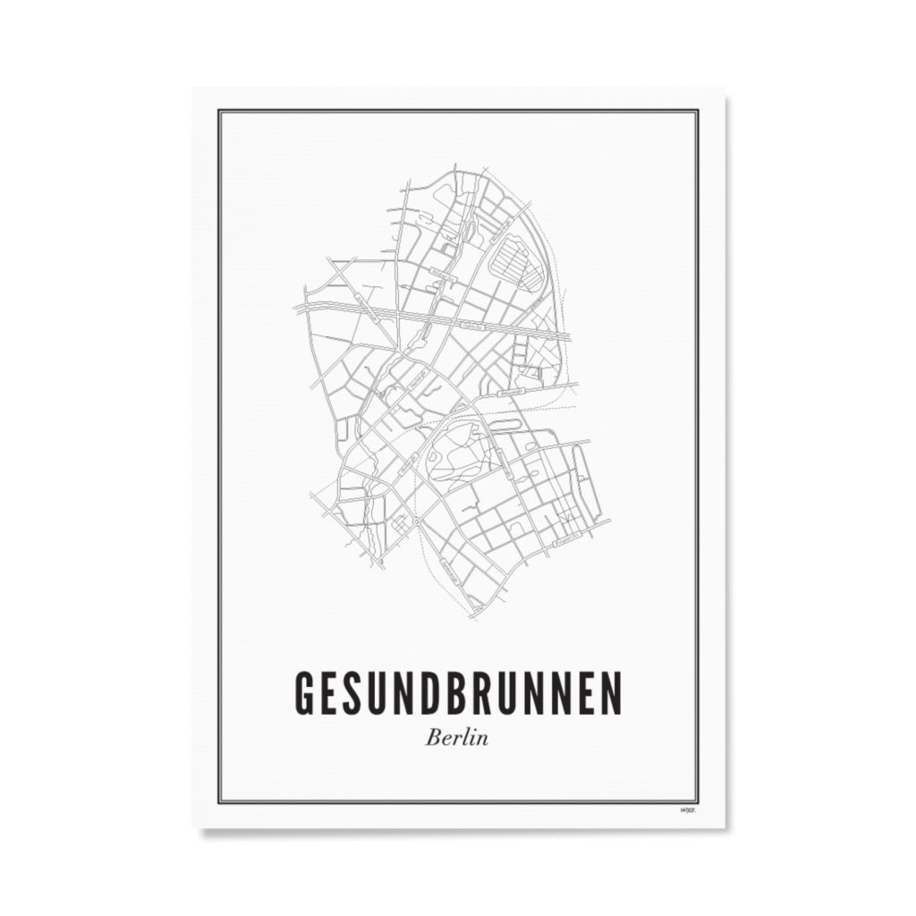 Affiches de Berlin - Gesundbrunnen | WIJCK.