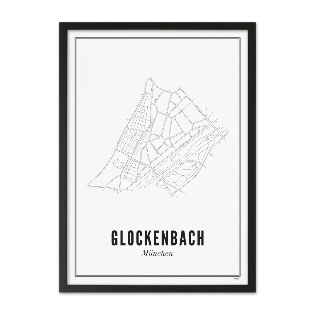 Poster of Munich - Glockenbach | WIJCK.
