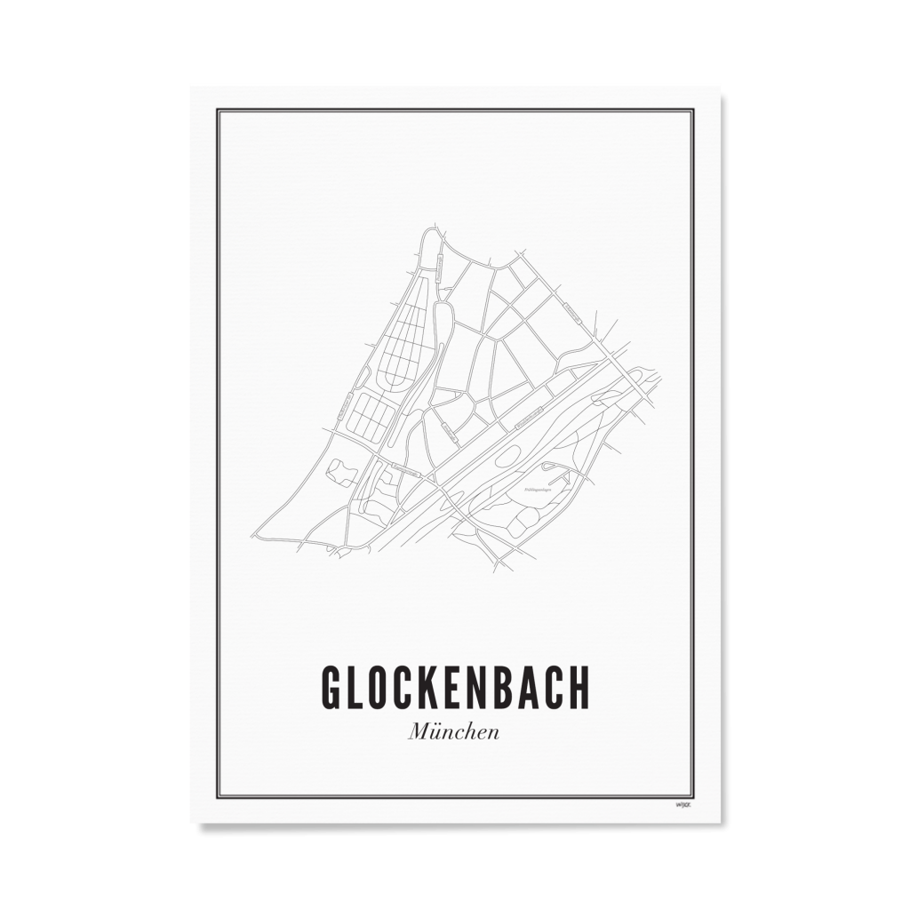 Poster of Munich - Glockenbach | WIJCK.