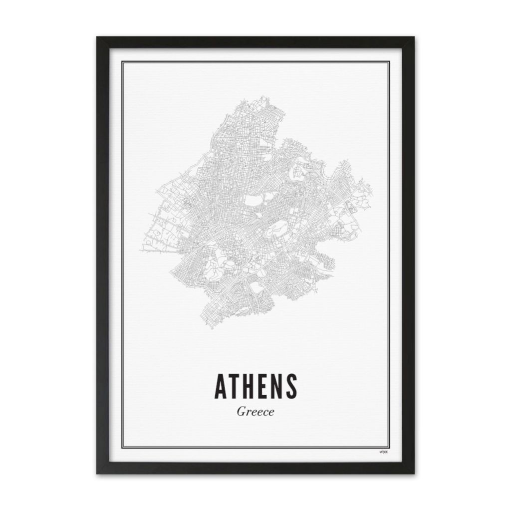 Poster van Athene - Stad | WIJCK. 