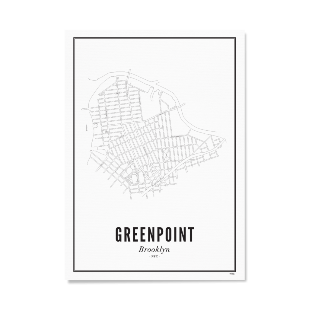 Poster von New York - Greenpoint | WIJCK.