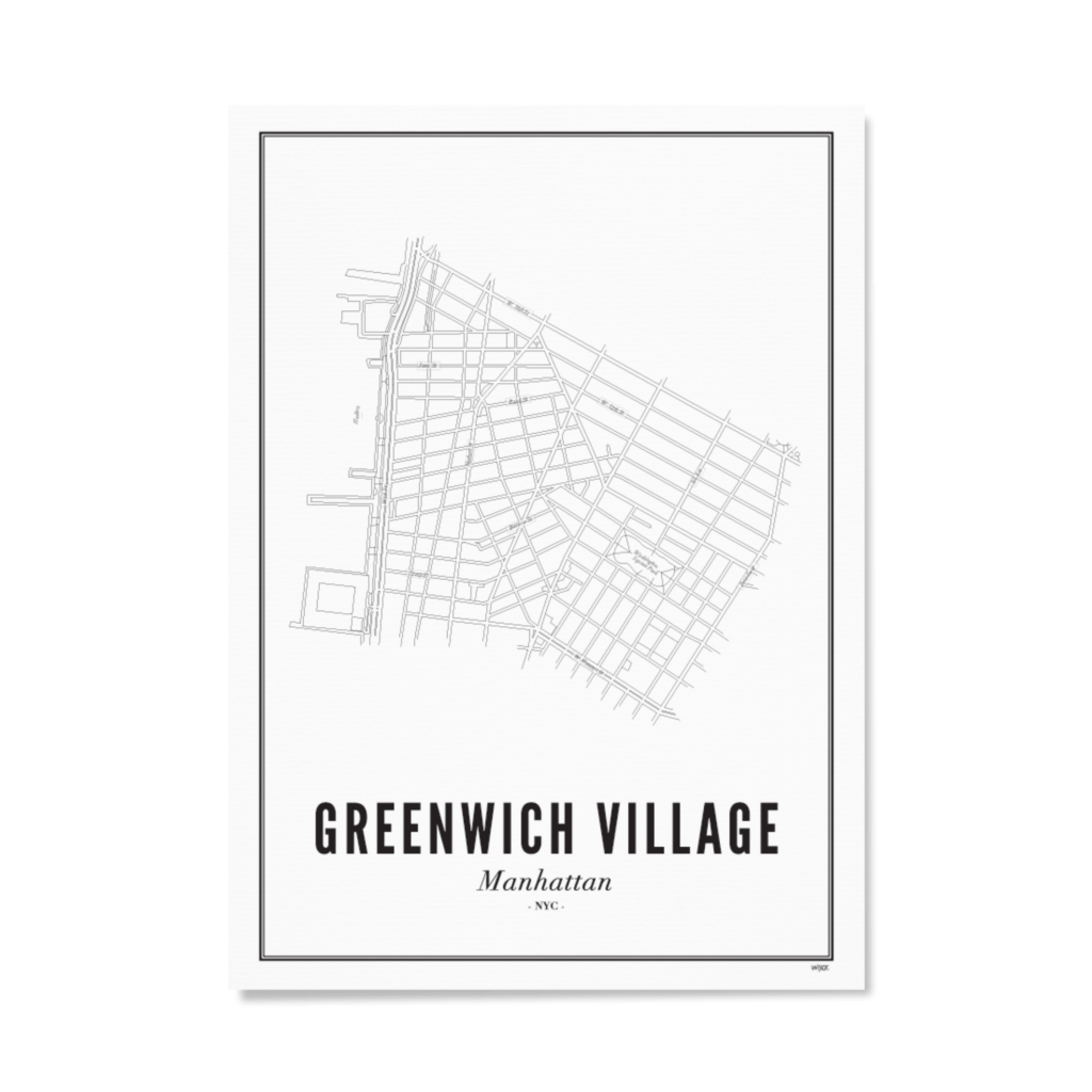 Poster of New York - Greenwich Village | WIJCK.