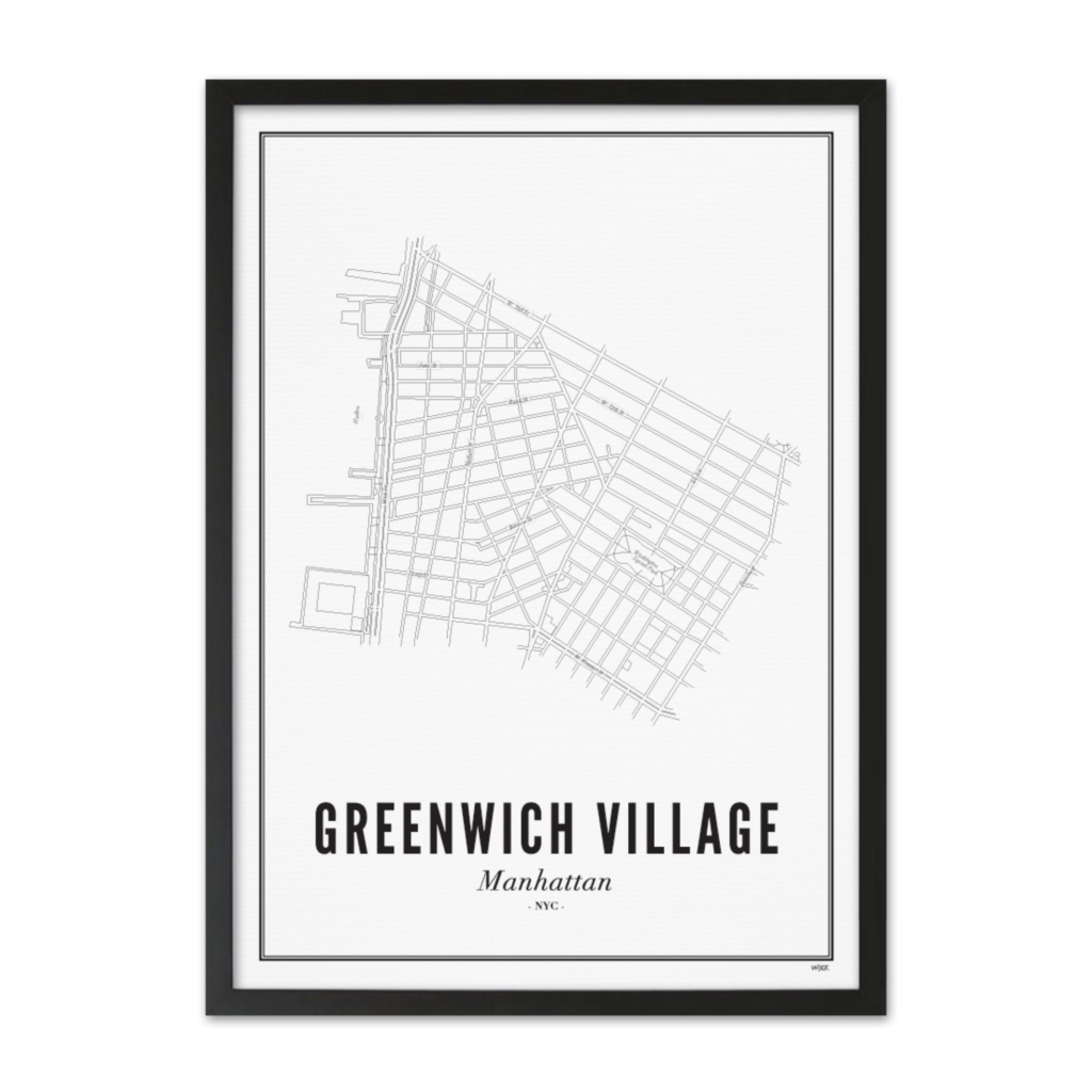 Poster of New York - Greenwich Village | WIJCK.