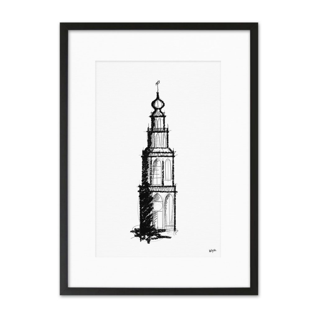 Affiches de Groningen - Martinitoren | WIJCK.
