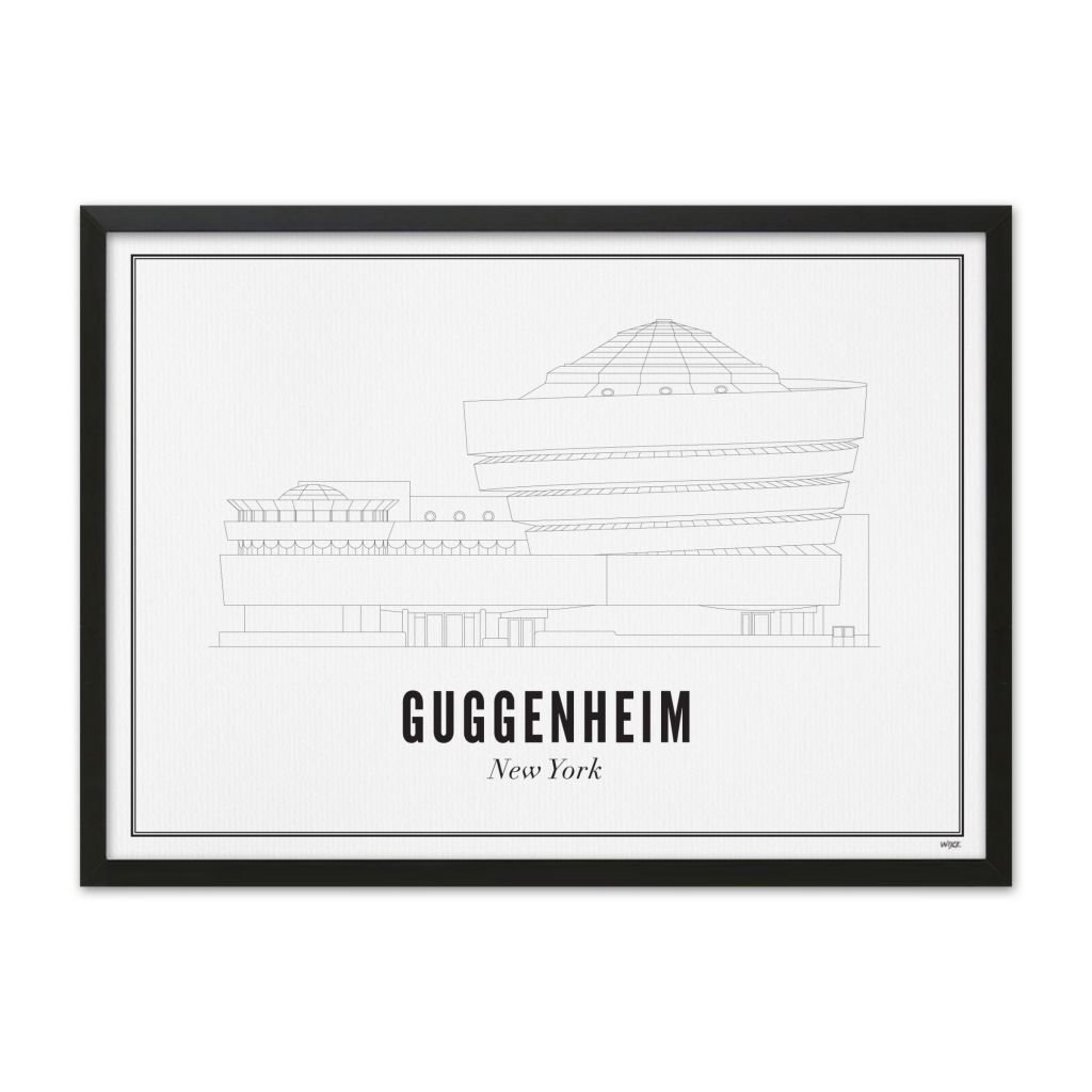 Poster von New York - Guggenheim | WIJCK.