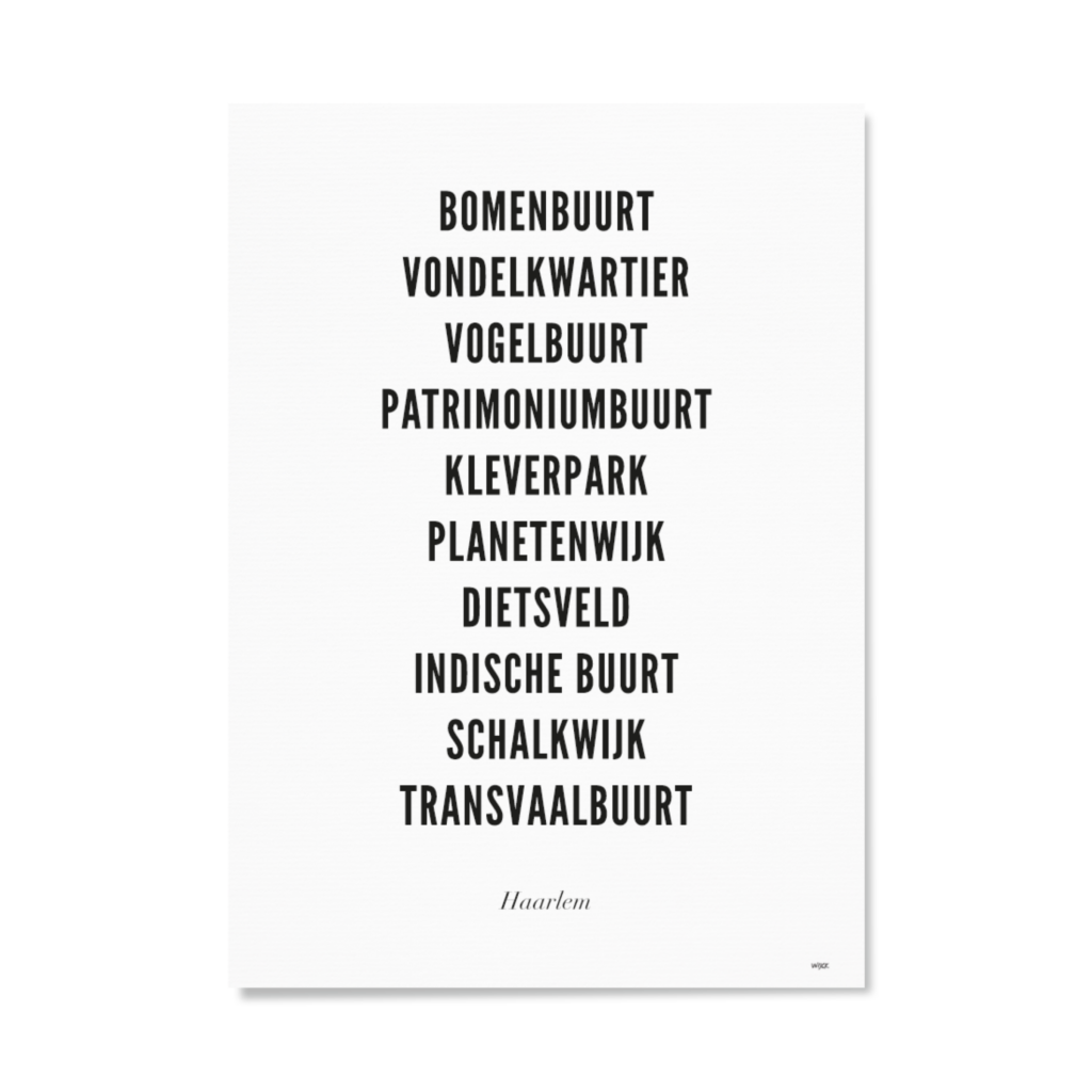 Poster von Haarlem - Stadt | WIJCK.