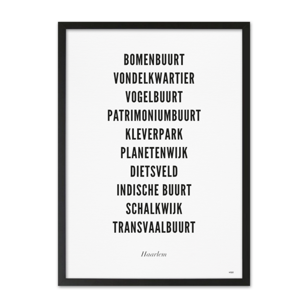 Poster von Haarlem - Stadt | WIJCK.