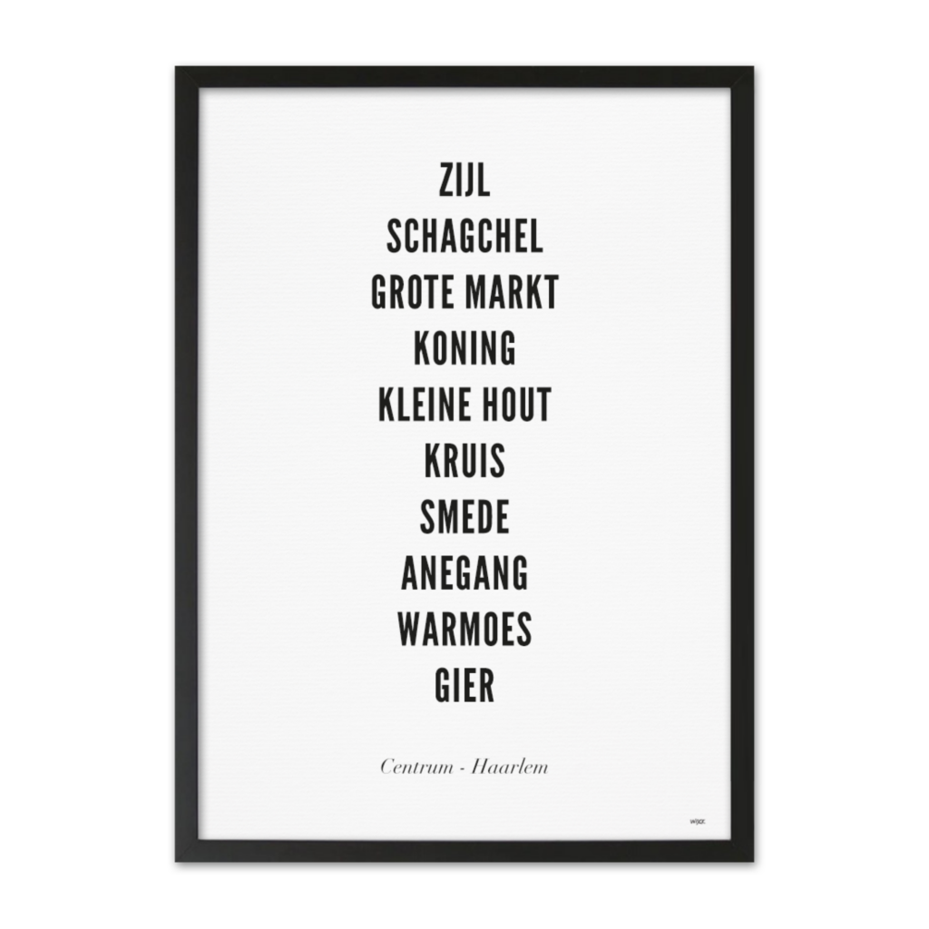 Affiches de Haarlem - Centre | WIJCK.